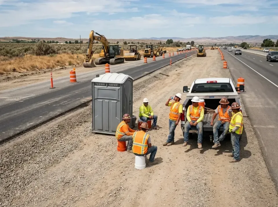 highway-road-construction-crew-007 — frequently asked questions, Porta Potty and Restroom Rentals in Selah, WA